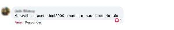Comentário no Facebook: o mau cheiro do ralo sumiu depois do uso.