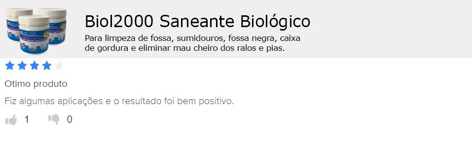 Avaliação na plataforma: depois de algumas aplicações, o resultado foi bem positivo.