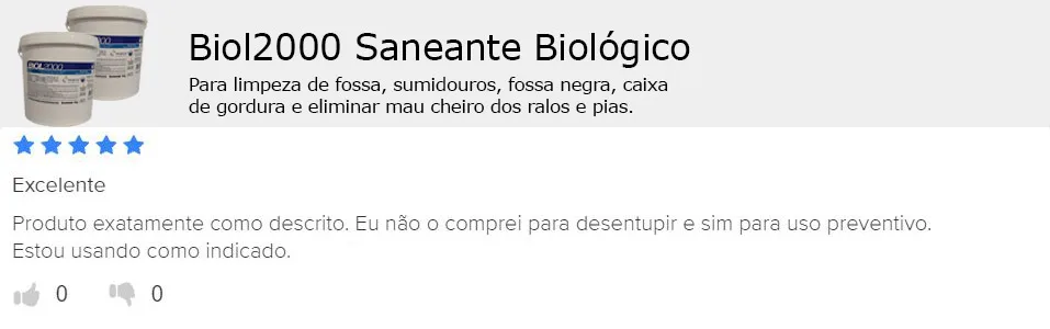Avaliação na plataforma: cliente usa o produto de forma preventiva e diz que é exatamente como descrito.